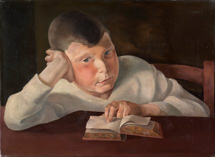 Wilhelm Lachnit, Lesender Knabe, 1924