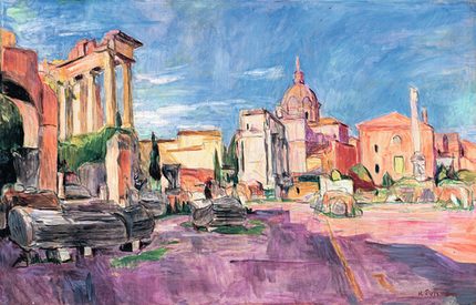 Hans Purrmann: Forum Romanum, 1923; (c) VG Bild-Kunst Bonn